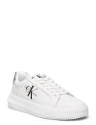 Chunky Cupsole Laceup Lth Ml Mtl Låga Sneakers White Calvin Klein