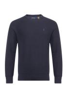 32/2 Cotton-Lsl-Plo Tops Knitwear Round Necks Navy Polo Ralph Lauren