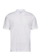 Jjluis Aop Polo Ss Tops Polos Short-sleeved White Jack & J S