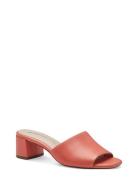 Women Slides Sandal Med Klack Orange Tamaris