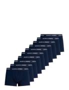 Jacsolid Trunks 10 Packs Noos Boxerkalsonger Navy Jack & J S