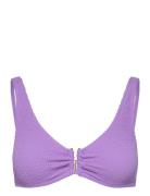 Lindex Swim Bra Adelle Crepe Lila