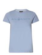 W Gale Tee Sport T-shirts & Tops Short-sleeved Blue Sail Racing