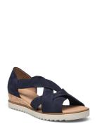 Wedge Sandal Platta Sandaler Navy Gabor