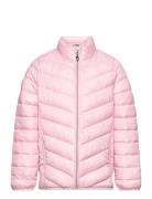 Jacket Quilted Fodrad Jacka Pink Color Kids