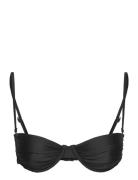 Gina Tricot Ruched Bikini Bra Svart