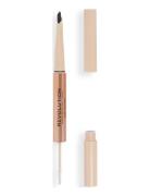 Revolution Fluffy Brow Filter Duo Dark Brown Ögonbrynspenna Smink Brow...