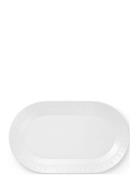 Crispy Porcelain Oval Dish - 1 Pcs Home Tableware Serving Dishes Servi...