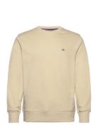 Reg Shield Cneck Sweat Tops Sweat-shirts & Hoodies Sweat-shirts Beige ...