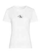 Calvin Klein Jeans Monologo Slim Tee Vit