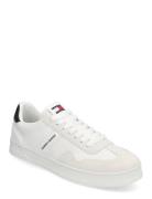 Tjm Leather Retro Cupsole Låga Sneakers White Tommy Hilfiger