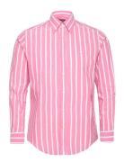 Morris Summer Stripe Shirt - Classic Fit Rosa