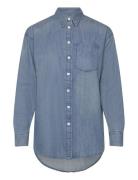 Lauren Ralph Lauren Relaxed Fit Denim Shirt Blå