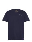 Cotton Jersey Sleep Shirt Tops T-shirts Short-sleeved Navy Polo Ralph ...