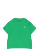 Ralph Lauren Baby Cotton Jersey Crewneck Tee Grön