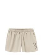 Cuera Womens Active Globe Shorts Beige