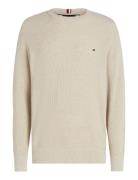 Tommy Hilfiger Refined Structure Crew Nk Beige