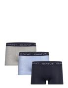 Microprint Trunk 3-Pack Boxerkalsonger Navy GANT