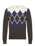 Ayle Ck Designers Knitwear Round Necks Brown Morris