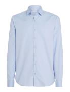 Calvin Klein Twill Easy Care Slim Shirt Blå