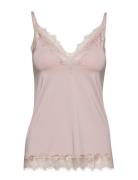 Rosemunde Rwbillie Sl Strap Lace Top Rosa