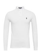 Custom Slim Fit Mesh Polo Shirt Tops Polos Long-sleeved White Polo Ral...