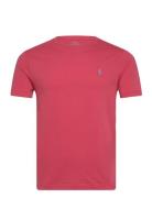 Polo Ralph Lauren Custom Slim Fit Jersey Crewneck T-Shirt Röd