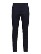 Calvin Klein Stretch Wool Slim Suit Pant Marinblå