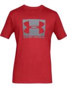 Ua Boxed Sportstyle Ss Sport T-shirts Short-sleeved Red Under Armour