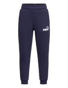 Ess Logo Pants Fl Cl B Sport Sweatpants Blue PUMA
