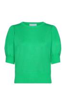 Liva Strik T-Shirt Tops Knitwear Jumpers Green Minus