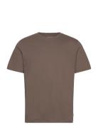 Jjeorganic Basic Tee Ss O-Neck Tops T-shirts Short-sleeved Brown Jack ...