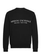 Tops Tops Sweat-shirts & Hoodies Sweat-shirts Black Armani Exchange