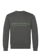 Sweatshirts Tops Sweat-shirts & Hoodies Sweat-shirts Green Armani Exch...