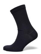 Wool Rib Socks Sockor Strumpor Navy Mp Denmark