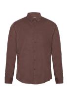 Lindbergh Fine Corduroy Shirt L/S Brun