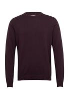 Jjebasic Knit Crew Neck Noos Tops Knitwear Round Necks Burgundy Jack &...