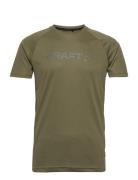 Craft Core Essence Logo Tee M Khaki Green