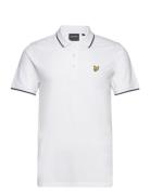 Tipped Polo Shirt Tops Polos Short-sleeved White Lyle & Scott