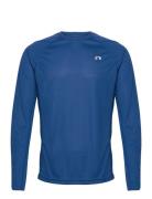 Newline Men Core Running T-Shirt L/S Blå