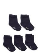 Ankle Sock -Solid Sockor Strumpor Blue Minymo