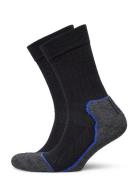 Dovre Terrysocks Org Wool 2-Pa Underwear Socks Regular Socks Blue Dovr...