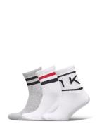 Tennis Sock 3Pk Sport Socks Regular Socks White Kari Traa