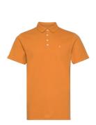 Silkeborg Stretch Polo Tops Polos Short-sleeved Orange Clean Cut Copen...