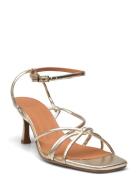 A2061 Sandal Med Klack Gold Billi Bi