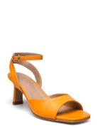 Sandals - Block Heels Sandal Med Klack Orange ANGULUS