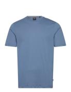 Thompson 01 Tops T-shirts Short-sleeved Blue BOSS