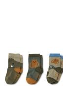 Liewood Silas Socks 3-Pack Multi/patterned