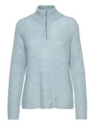 Ihjordan Ls3 Tops Knitwear Turtleneck Blue ICHI