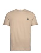 Piece T-Shirt Tops T-shirts Short-sleeved Beige Les Deux